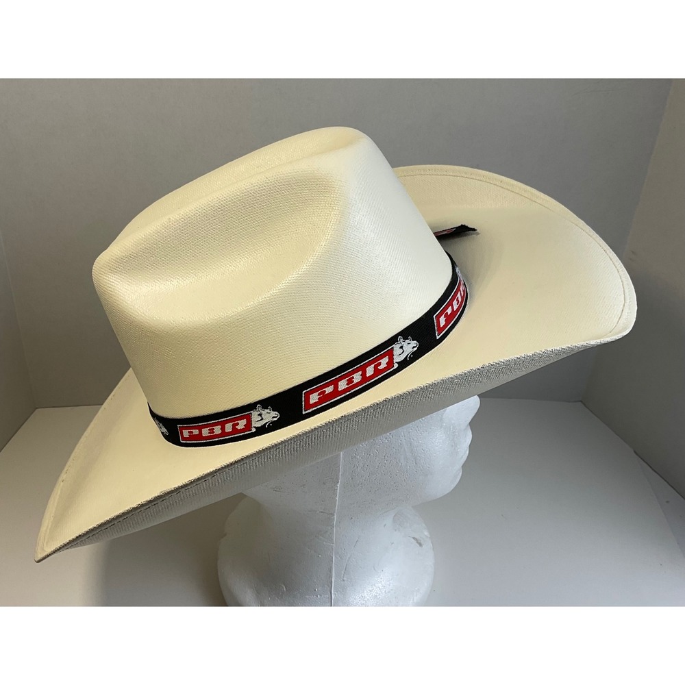 Bullhide PBR Youth Cowboy Hat Off-White Canvas Rodeo Western PBRAYH000900 Size S